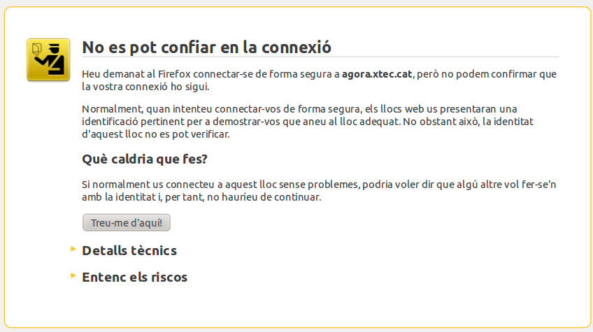 Error HTTPS Firefox