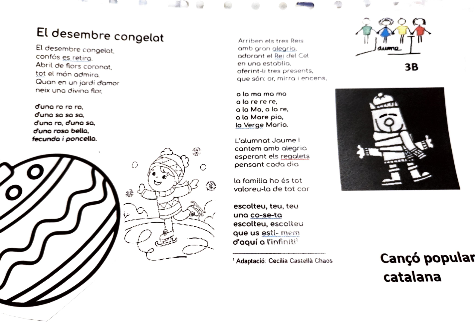 Aquí teniu la lletra de la cançó per poder estudiar! 