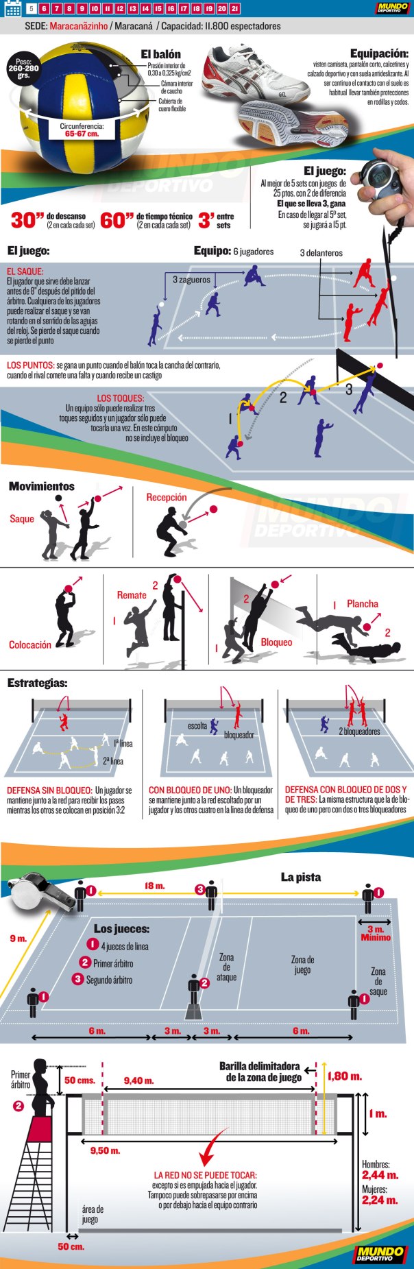 Infografia del voleibol