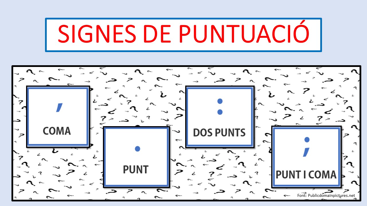 SIGNES DE PUNTUACIÓ