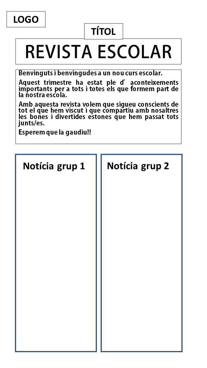 model revista escolar 1