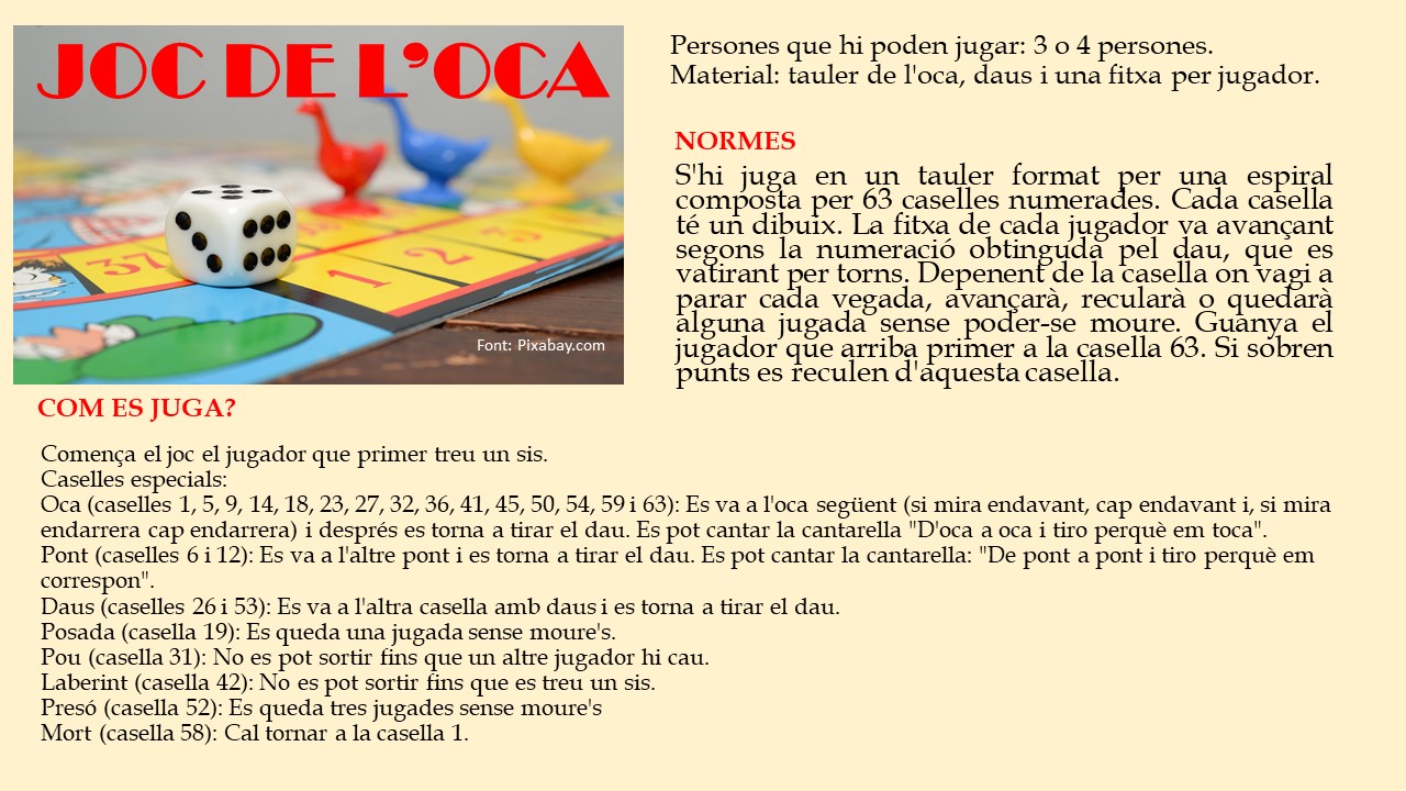 JOC DE L'OCA