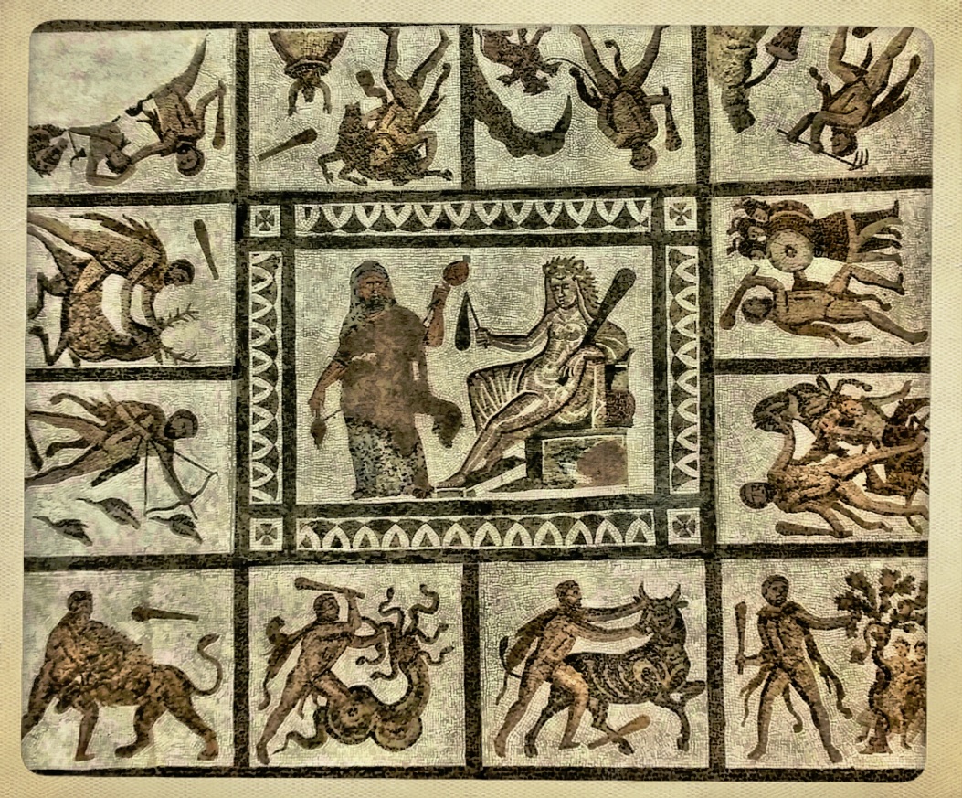 12 trabajos. Mosaico (https://mosaicaromana.wordpress.com/)