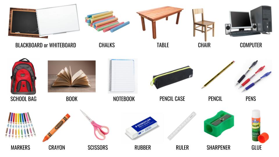 Classroom objects