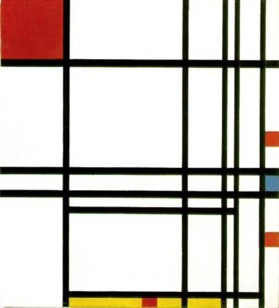 Composició num, 8. 1939-1942. Piet Mondrian