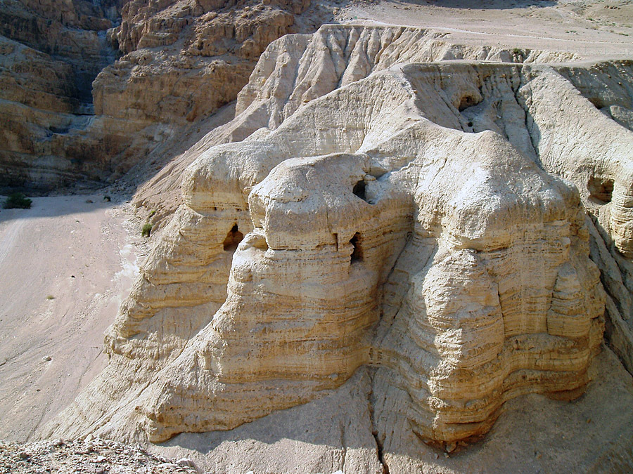 foto de les coves de Qumran