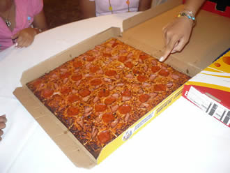 pizza quadrada