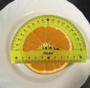 Un semicercle amb gust de taronja