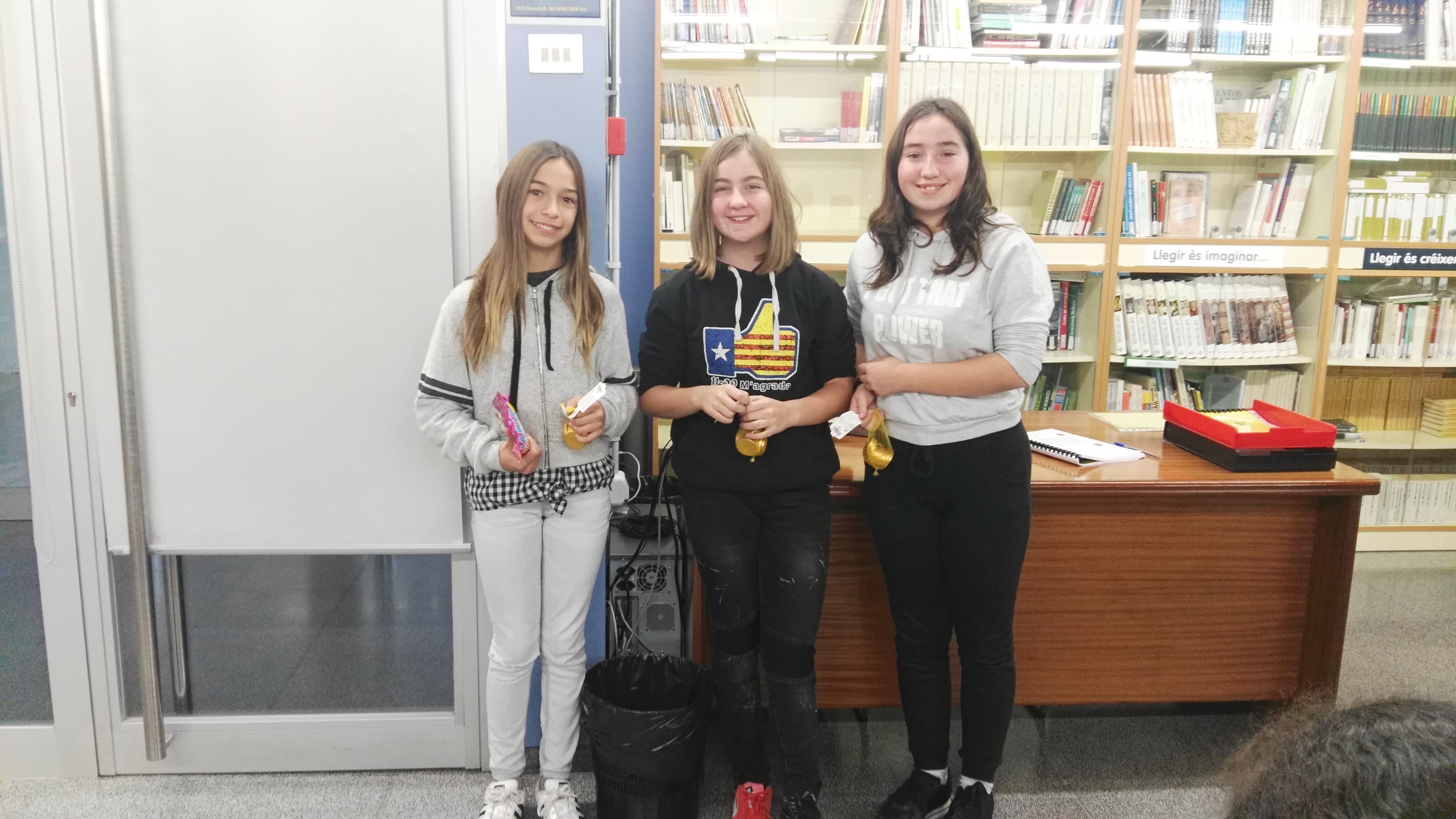 Eria, Txell i Xènia, finalistes del concurs de poesia
