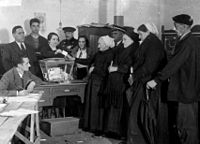 Votants a les eleccions de 1933