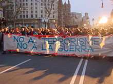 Manifestacions contra els atemptats d'Atocha de 2004