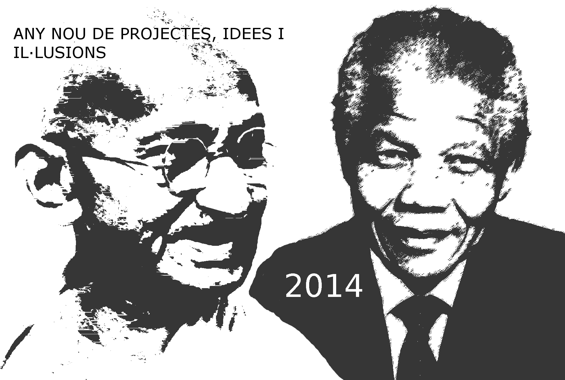 felicitació Nadal Gandhi i Mandela